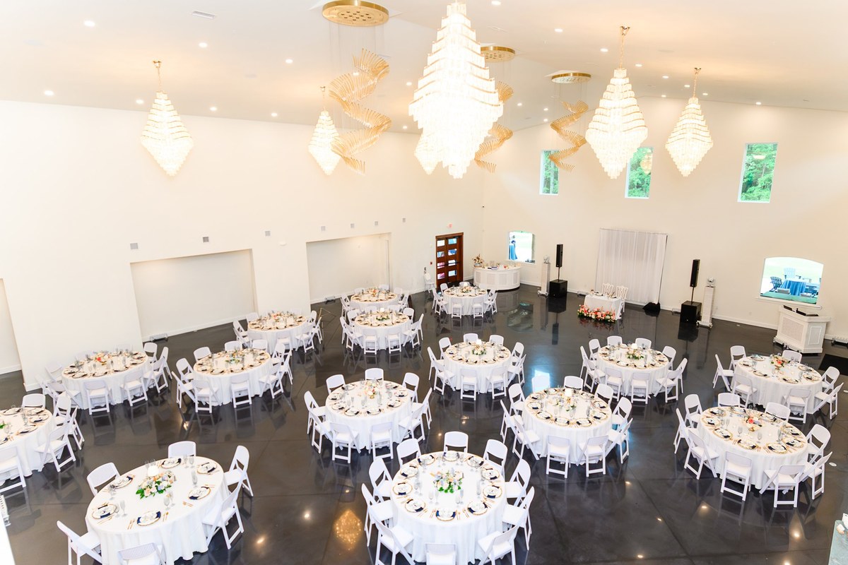 French-inspired ballroom at Le Petit Fox, Myrtle Beach wedding photography